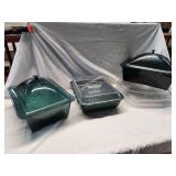 (4) Pc Plastic Food Storage Containers