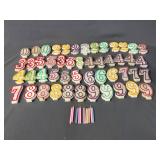 Assorted Number Birthday Candles