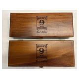 2 Hoppe's No. 9 100-Year Anniversary Wooden Boxes