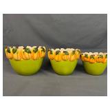 Housewares International Pumpkin Nesting Bowls
