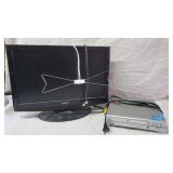 18' Sanyo Flat Screen & Coby Dvd Player