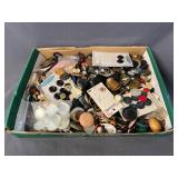 Assorted Buttons in 13.5x10.5x2.25' Box