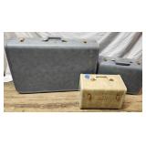 (3) Suit Cases - (2) Are J Higgins 16.5'x7.75'x11'