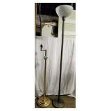 (2) Floor Lamps 72'-49'H