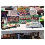 (6)Board Games w/NIB Wheel of Fortune