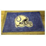 Colts NFL Norden Wool Area Rug 5'x3'