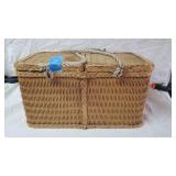 Vintage MCM Nautical Picnic 11'Hx19'×10'