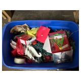 Assorted Christmas Decor in Tote