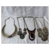 (4) Statement Necklaces