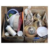 (2) Boxes Home Goods and Decor