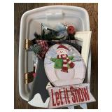 Holiday Decor in Tote