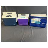 3 Igloo Coolers & 3 Soft Sided Cooler Bags