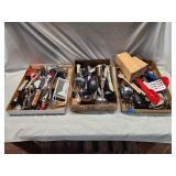 (3) Flats of Kitchen Utensils