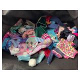 Assorted Barbie Clothes in Reusable Bag