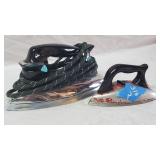 Pair of Vintage Irons Including DollyDell