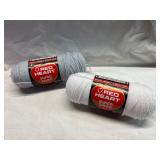 2 Skeins Red Heart Super Saver Yarn