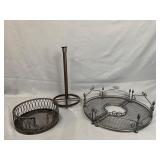 Metal Paper Towel Holder, Caddy Holders