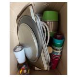 Assorted Pans, Cups in Box