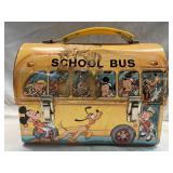 Aladdin Walt Disney School Bus Metal Lunch Box