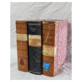(3) Pc Vintage Storage File Boxes 12'×3'×11.5'