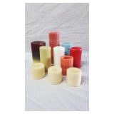 (10) Pcs Candle Lot 9' - 3'H