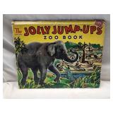 Vintage The Jolly Jump-Ups Zoo Book