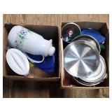 (2) Boxes Kitchenware w/ Phoenix Thermal Pitcher