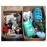 (2)Boxes of Home Goods and Decor