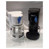 (2) Coffee Makers Both Power On