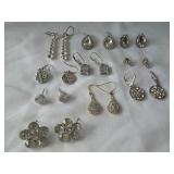(10) Pairs Rhinestone Earring Assortment