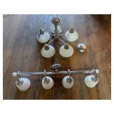 Wired Chandelier & Wired Vanity Light