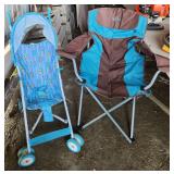 Folding Chair & Winnie the Pooh Stroller