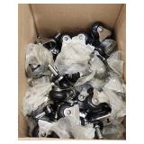 Lg Qty MedCaster Plastic/Metal Casters 4'H