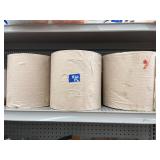 (5) Commercial Paper Towel Rolls (squished)