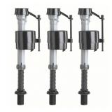 New FLUIDMASTER Fill Valve Universal Plastic, 3 PK
