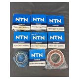 (9) NTN Bower Heavy Duty Bearings- Various Models