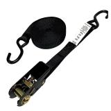1' x 20' Ratchet Strap with S-Hooks