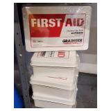 (4)New First Aid Kit/Housing 139 Components