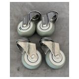(4) MEDCASTER Bolt-Hole Caster