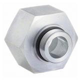 PARKER Metal Pipe Straight: 2 in x 1 1/4 in- 4PK