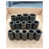 Proto Impact Sockets- 10mm to 27mm