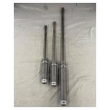 Proto Screwdriver Handle Pry Bar Set of 3