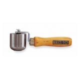 Steel Roller: 8 in L, Steel, 8 in Head Lg