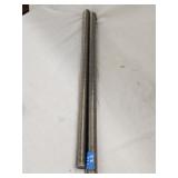 (2) Steel Threaded Rods 24'Lx.75'