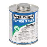 (10)New WELD-ON Pipe Cement 727 32oz, BrushTop Can
