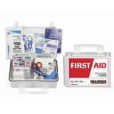 (3) First Aid Kit & Housing: 25 Person
