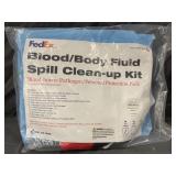 Blood/Body Fluid Spill Clean-Up Kit & Floor Signs