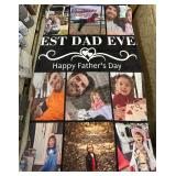 56ï¿½x72ï¿½ Best Dad Ever Throws- Set of 2