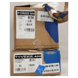 (2)Boxes of Tyvek Coveralls XL/L