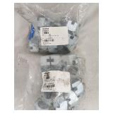 (2)Bags New Castle Nut Std Hex, 1 1/4'-7 Thread